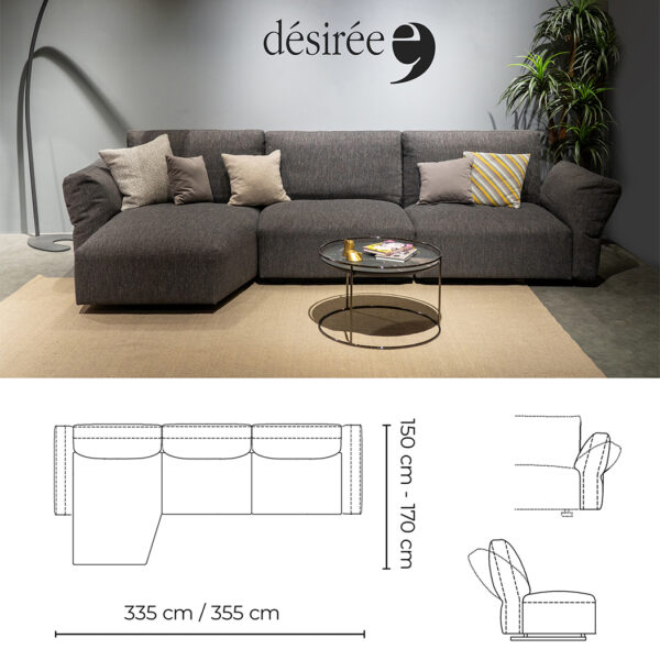 Hab | Desiree Italian Designer Sofa
