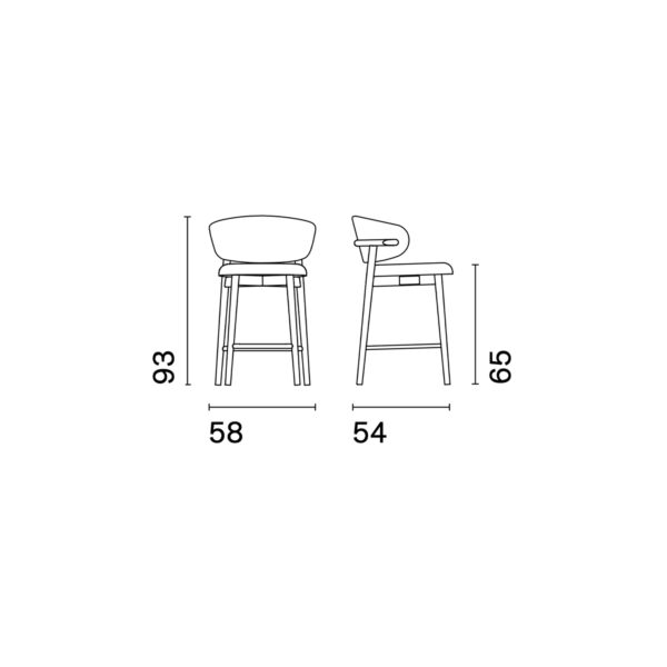 Oleandro | Calligaris bar stool