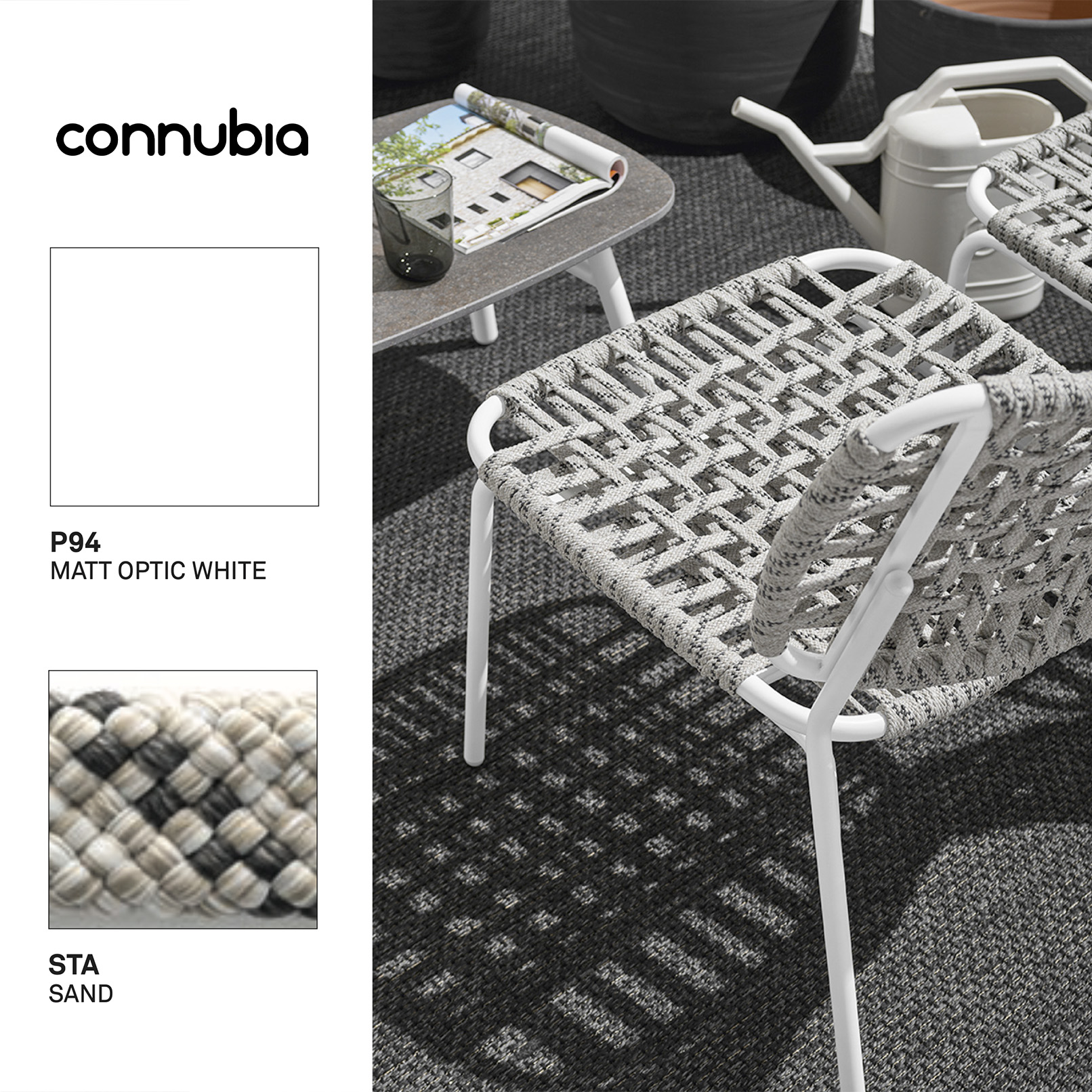 Yo! lounge chair Connubia outdoor